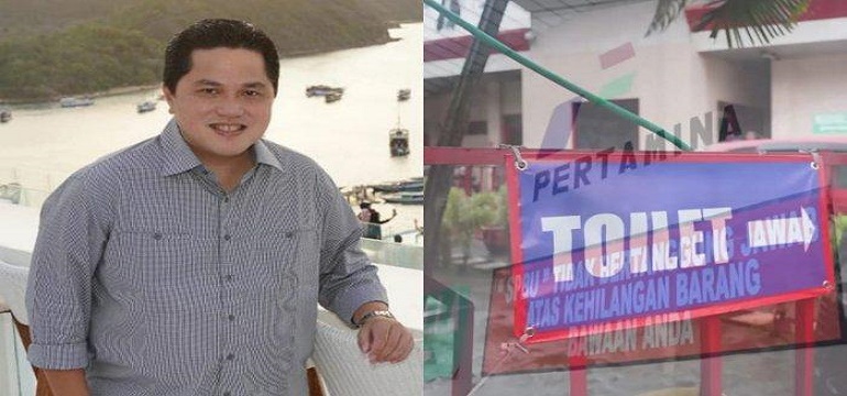 Disentil Erick Thohir Toilet SPBU Bayar, Pertamina: Sudah Banyak yang Gratisâ€