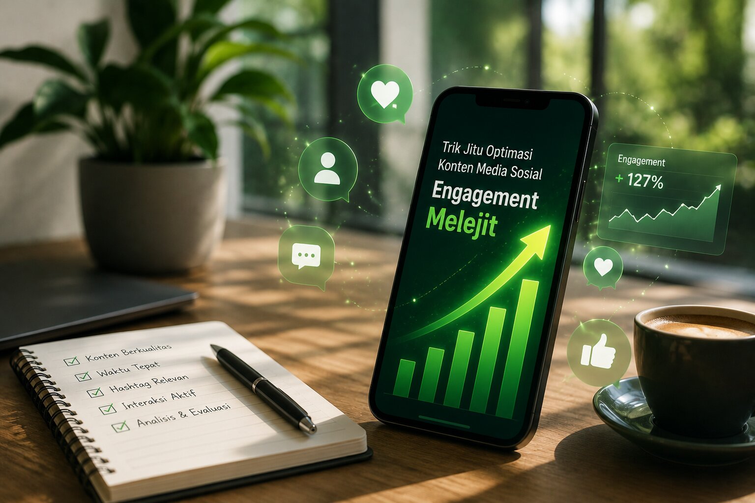 Strategi Konsistensi Posting Media Sosial agar Algoritma Lebih Sering Merekomendasikan Konten dan Engagement Stabil Naik