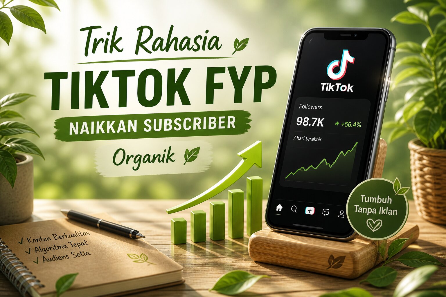 Sistem Implementasi Harian TikTok 2026: Cara Menjadikan Konten sebagai Mesin FYP dan Subscriber Organik Otomatis