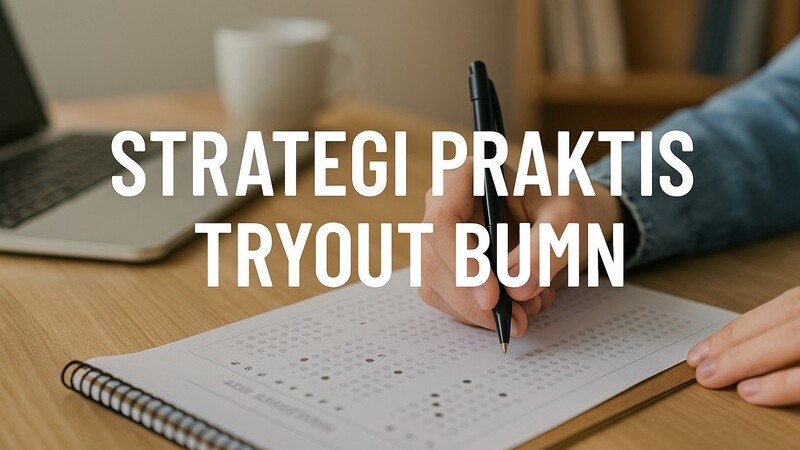 Strategi Praktis Tryout BUMN: Teknik Belajar Cerdas untuk Rekrutmen 2025