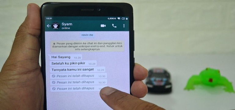 Penasaran Pesan WhatsApp Dihapus? Begini Loh Cara Membukanya
