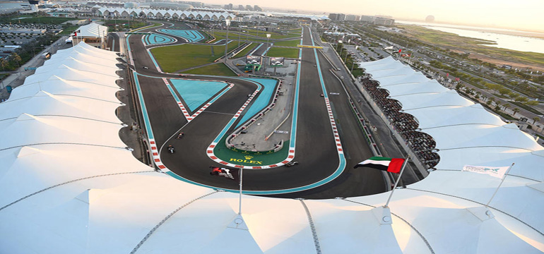 Yas Marina Sirkuit Balapan F1 Unik Mirip Disneyland